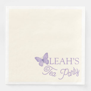 Enchanted garden tea party Paper Napkin