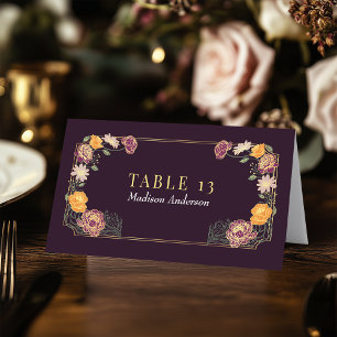 Enchanted Garden Wedding Escort Card