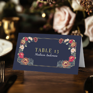 Enchanted Garden Wedding Escort Card