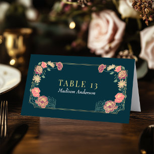 Enchanted Garden Wedding Escort Card