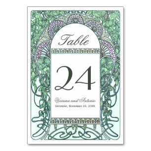 Enchanted Garden Wedding Table Numbers