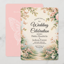 Enchanted Garden Wildflower Butterfly Wedding