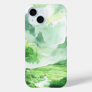 Enchanted Green Valley Phone Case