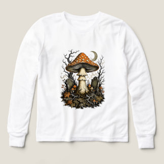 Enchanted Halloween Mushroom Vintage Gothic Forest