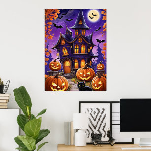 Enchanted Halloween Night Poster