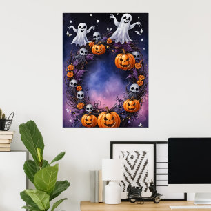 Enchanted Halloween Night Poster