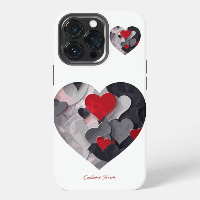 Enchanted Hearts iPhone Case (Back)