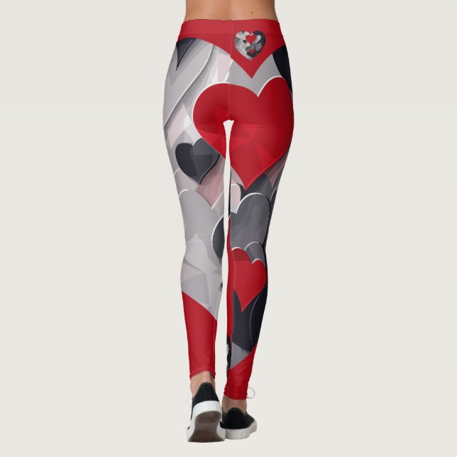 Enchanted Hearts Leggings (Back)