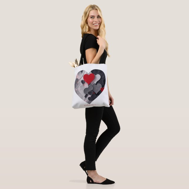 Enchanted Hearts Tote Bag (On Model)