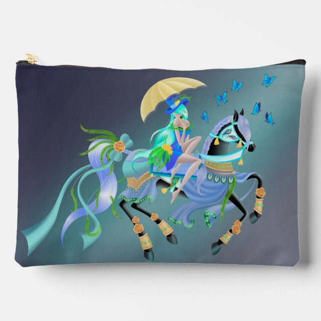 Enchanted Horse Ride  Accessory Pouch (Front)