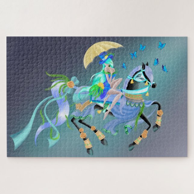 Enchanted Horse Ride  Jigsaw Puzzle (Horizontal)
