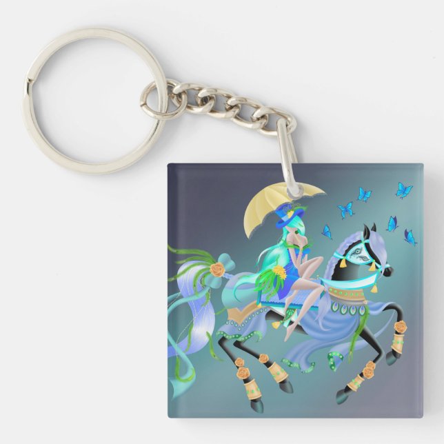 Enchanted Horse Ride  Key Ring (Front)