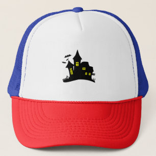 Enchanted House Haunted Halloween Trucker Hat