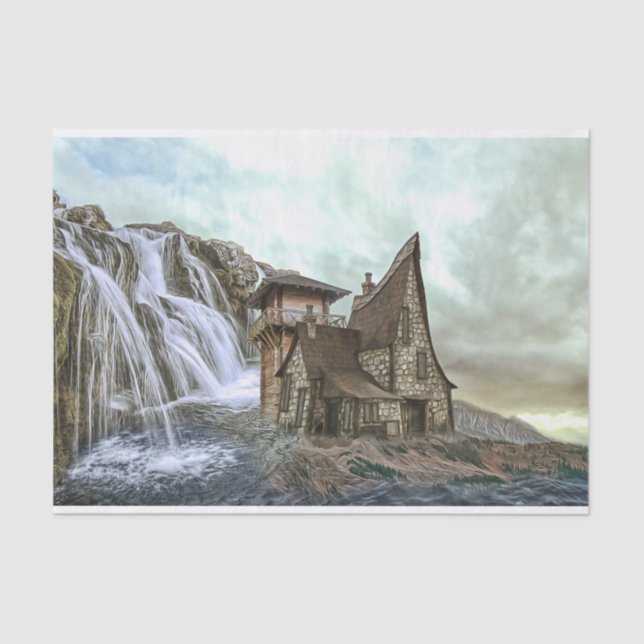 enchanted house tissue paper (Front)