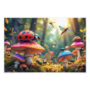 Enchanted Insect Carnival Photo Print