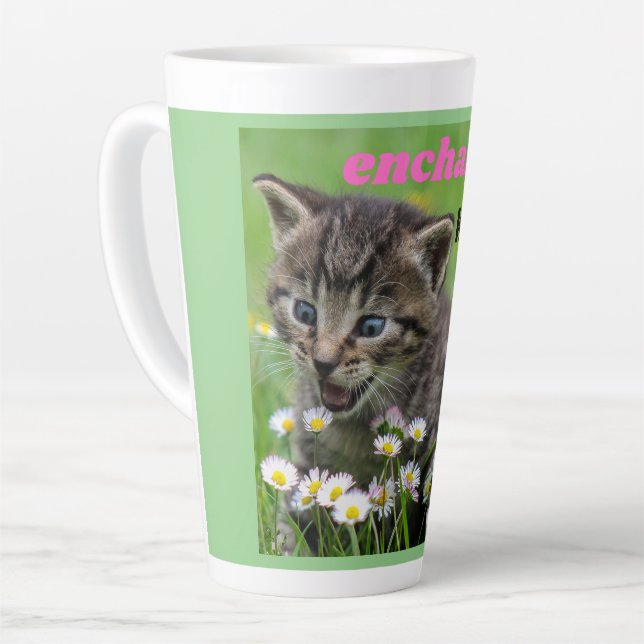 enchanted kitten latte mug (Left Angle)