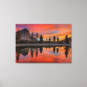 Enchanted Lake Sunset Canvas Print
