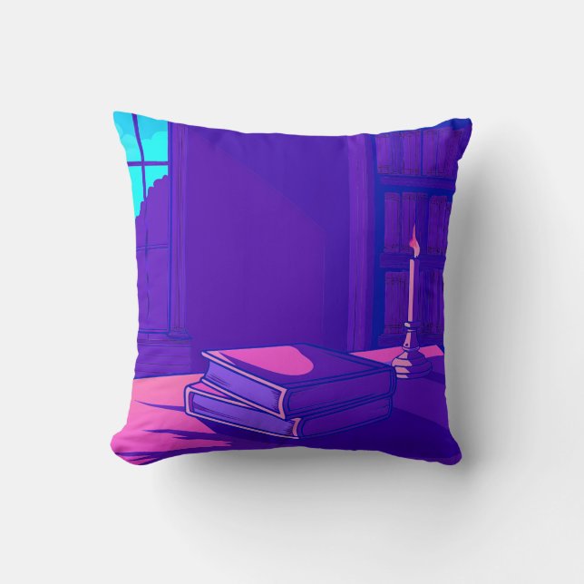 Enchanted Library Glow Cushion (Front)