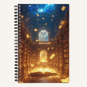 Enchanted Library Spiral Notebook