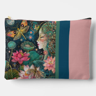 Enchanted Lotus Blossoms Large Accessory  Pouch