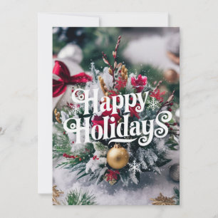 Enchanted Lovely Gift Happy Winter Holiday Card