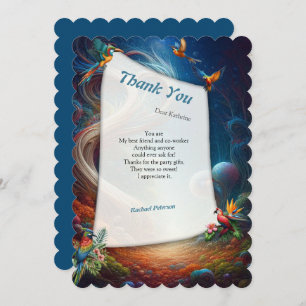 Enchanted Magical Fantasy Creations  Thank You Card