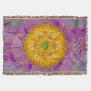 Enchanted Mandala Throw Blanket