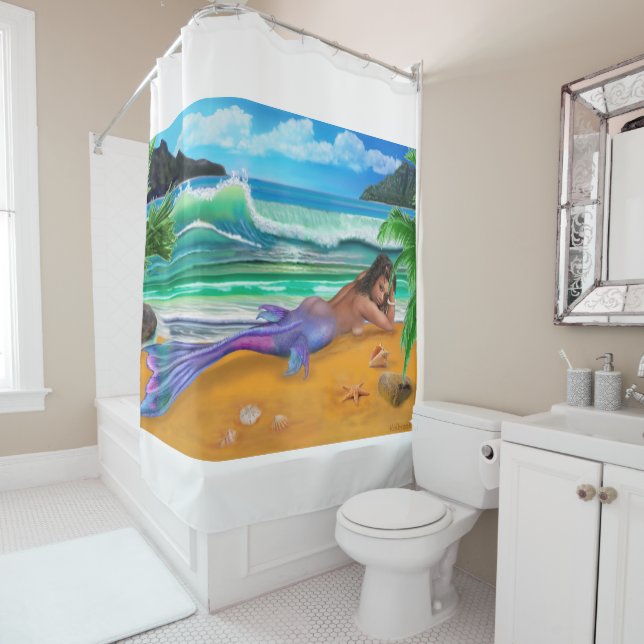 Enchanted Mermaid Shower Curtain (In Situ)