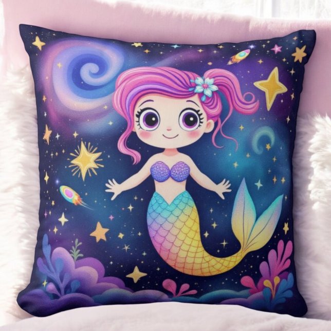 Enchanted Mermaid Star - toma stor Cushion (Creator Uploaded)