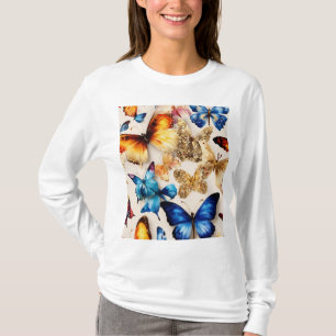 Enchanted Metallic Butterfly T-Shirt Collection