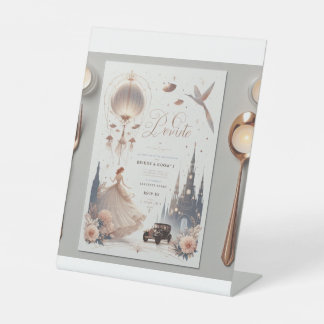 Enchanted Moments: A Night to Remember" Pedestal Sign