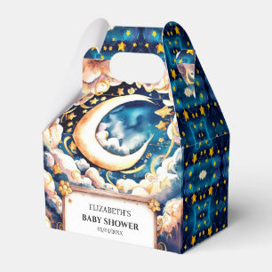 Enchanted Moon Celestial Baby Shower Favour Box