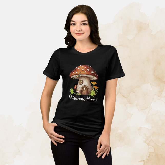 Enchanted Mushroom Cottage Tri-Blend Shirt (Creator Uploaded)