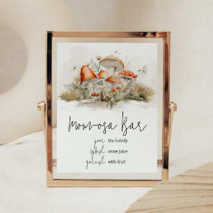 Enchanted Mushroom Forest Mum Osa Bar Poster