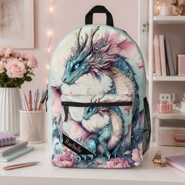 Enchanted Mythical Creature Printed Backpack (Creator Uploaded)