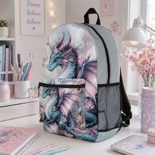Enchanted Mythical Creature Printed Backpack