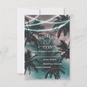 Enchanted Night Sky Evening Beach Lights RSVP