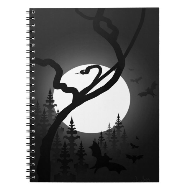Enchanted Night Spiral Notebook (Front)