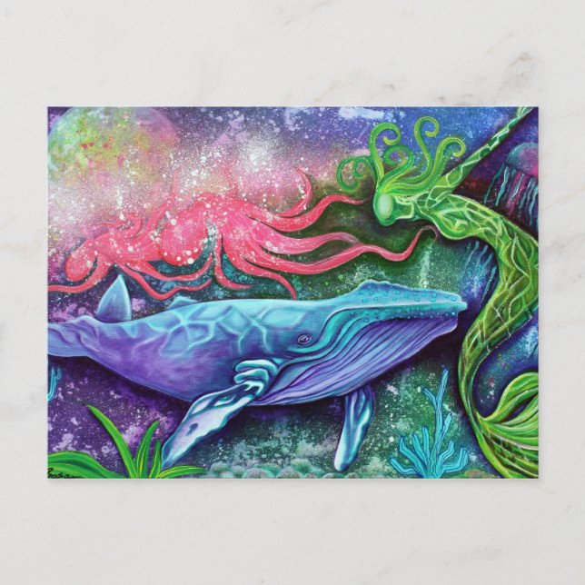 Enchanted Ocean Art Postcard (Front)