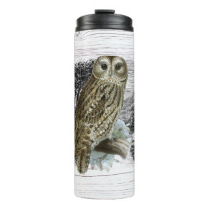 Enchanted Owl in the Woods Thermal Tumbler