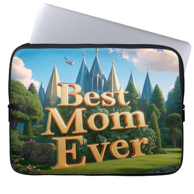 Enchanted Palace Grounds Laptop Sleeve (Front)