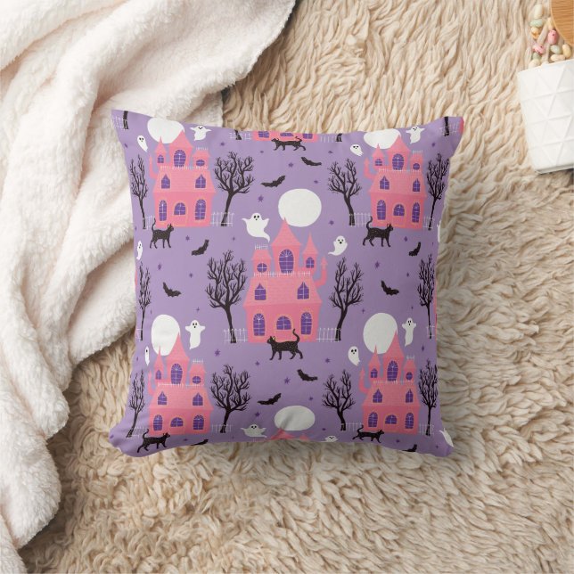 Enchanted Pastel Spooktacular Halloween Cushion (Blanket)