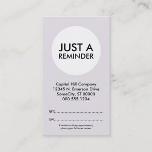 enchanted path appointment card