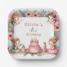 Enchanted Pink Fairy garden - Birthday 