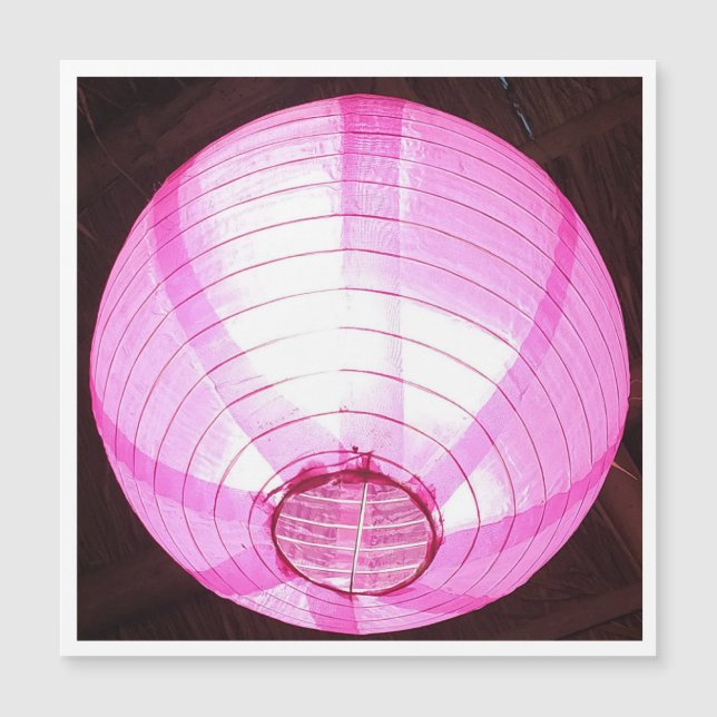 Enchanted Pink Luminescence Magnetic Card (Front)