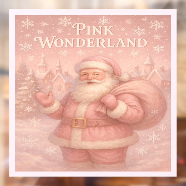 Enchanted Pink Wonderland Santa (Sheet 2)