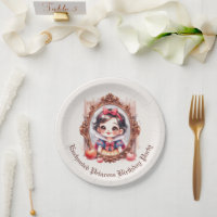 Enchanted Princess Birthday Invitation Snow White