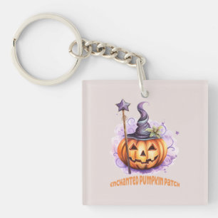 Enchanted Pumpkin Patch Key Ring