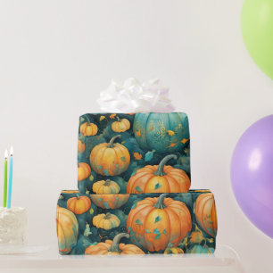 Enchanted Pumpkin Patch Wrapping Paper
