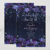 Enchanted Purple Fantasy Roses 16th Sweet 16 Party